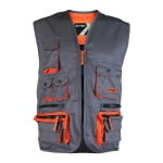 GEOLOGO GABARDINA GRIS/NARANJO